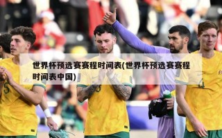 世界杯预选赛赛程时间表(世界杯预选赛赛程时间表中国)