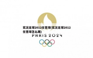 实况足球2012任意球(实况足球2012任意球怎么踢)