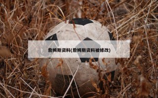 詹姆斯资料(詹姆斯资料被修改)